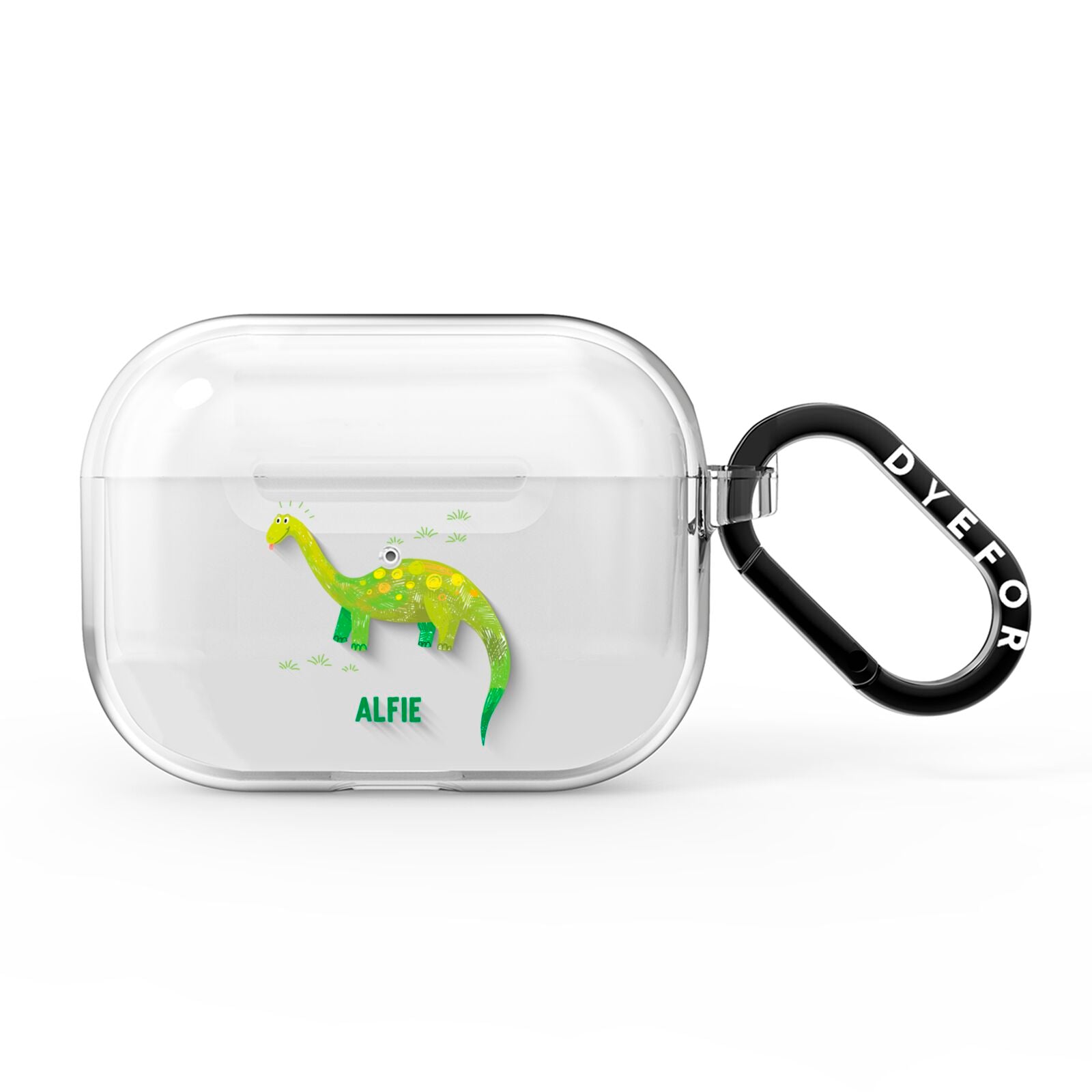 Custom Dinosaur AirPods Pro Clear Case