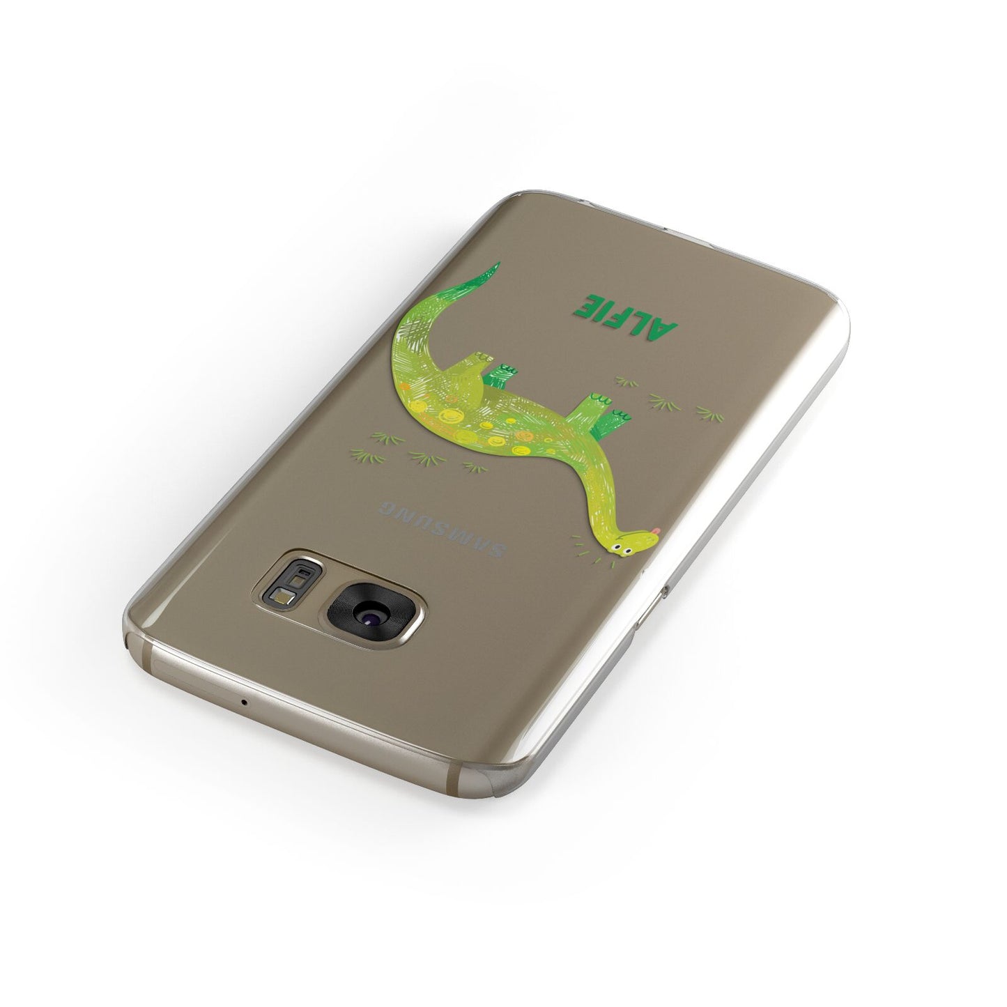 Custom Dinosaur Samsung Galaxy Case Front Close Up