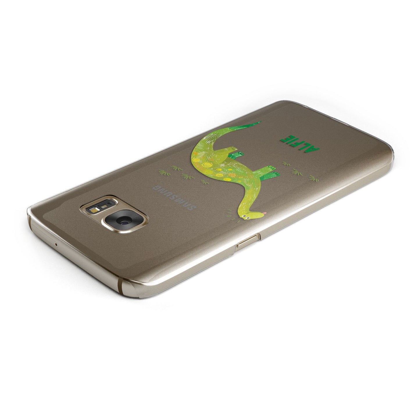 Custom Dinosaur Samsung Galaxy Case Top Cutout