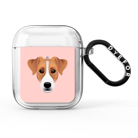 Custom Dog AirPods Clear Case