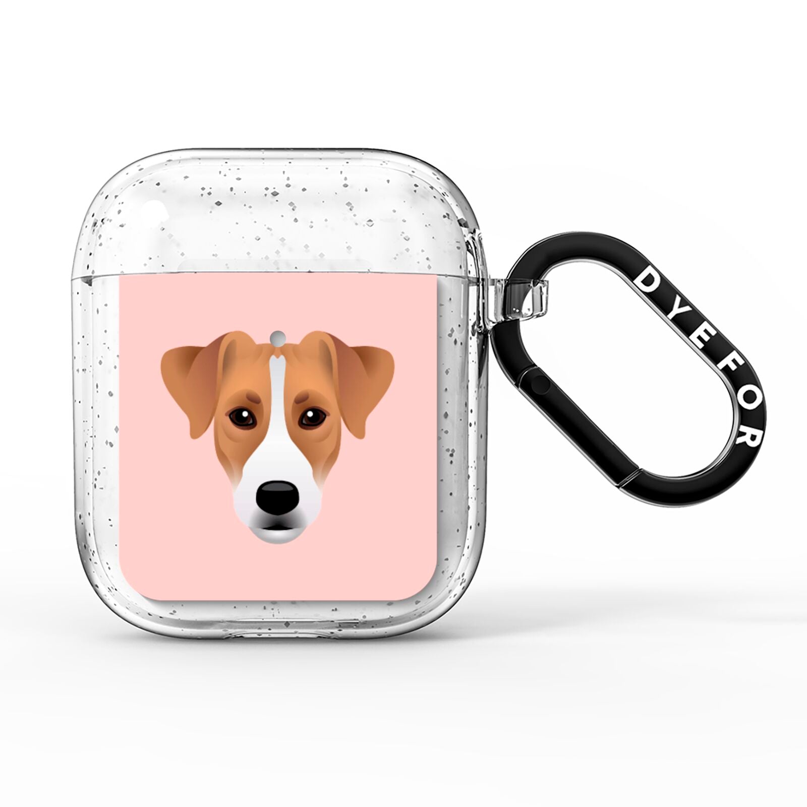 Custom Dog AirPods Glitter Case