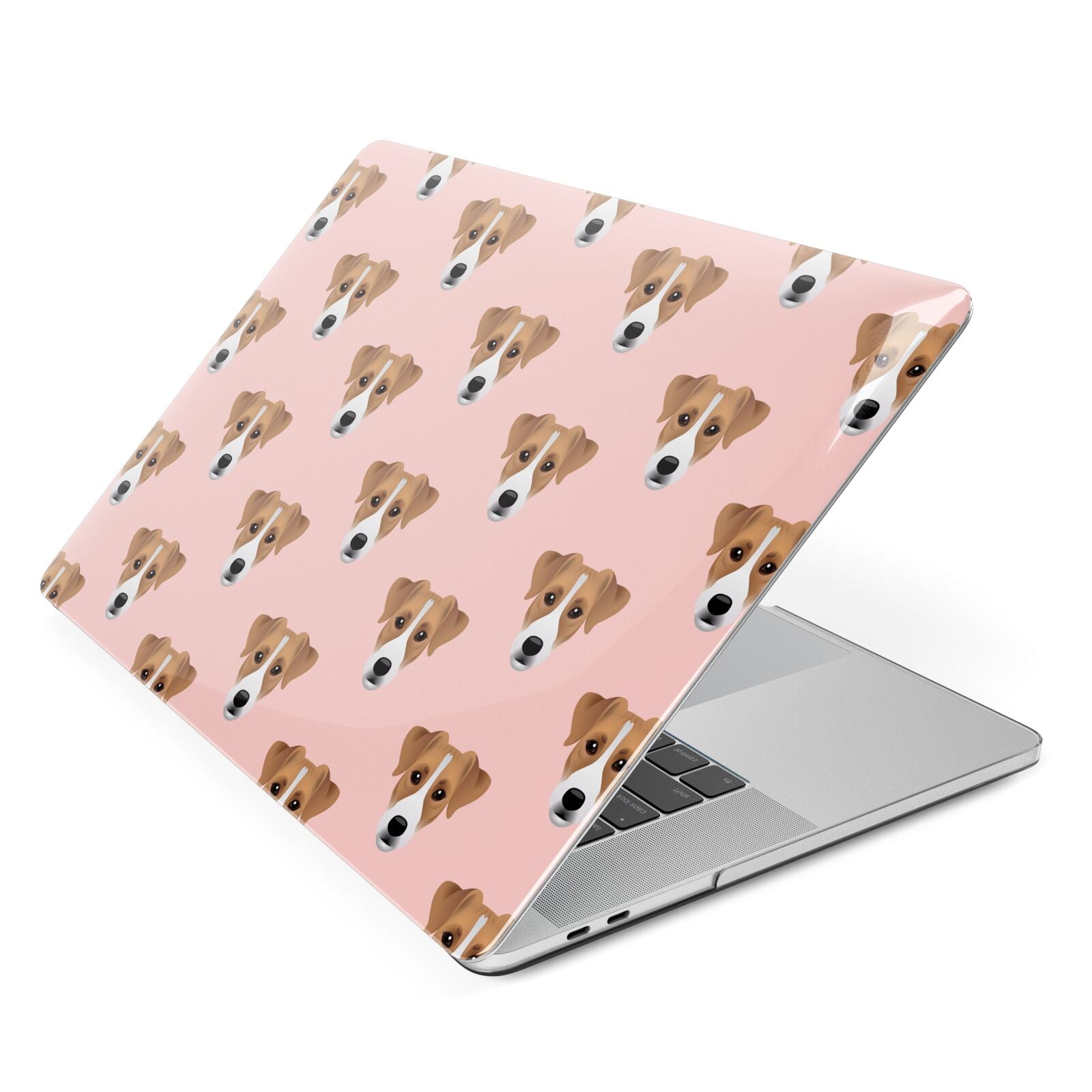 Custom Dog Apple MacBook Case Side View