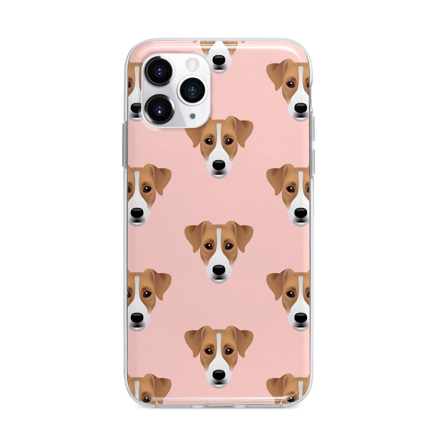 Custom Dog Apple iPhone 11 Pro in Silver with Bumper Case