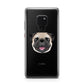 Custom Dog Illustration with Name Huawei Mate 20 Phone Case