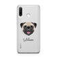 Custom Dog Illustration with Name Huawei P30 Lite Phone Case