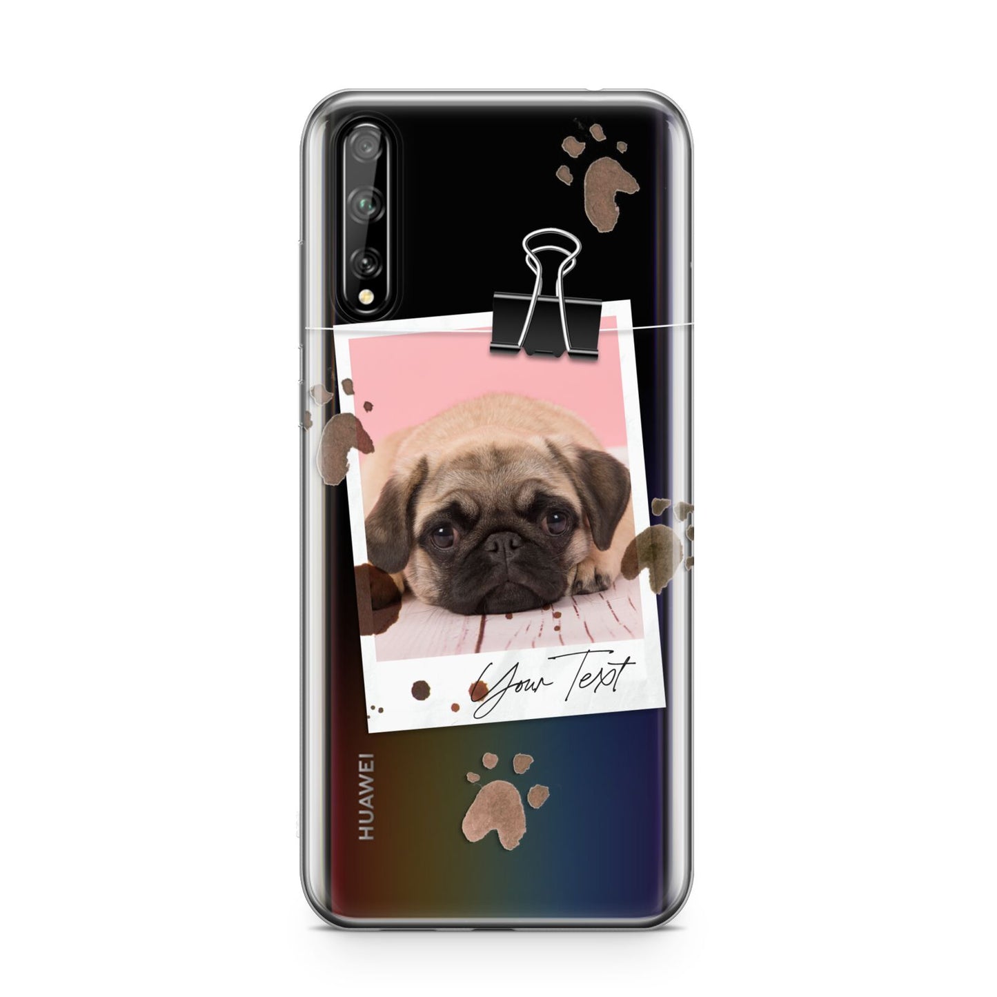 Custom Dog Picture with Name Huawei Enjoy 10s Phone Case