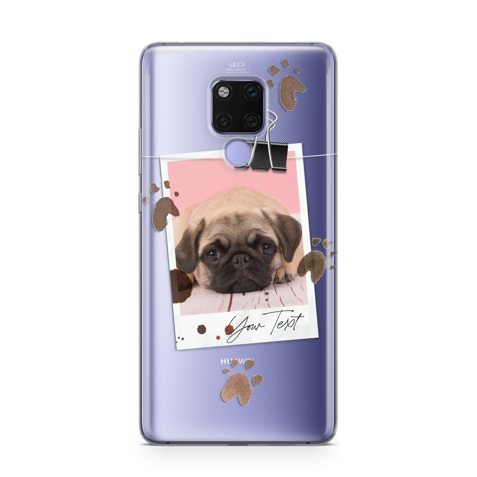 Custom Dog Picture with Name Huawei Mate 20X Phone Case