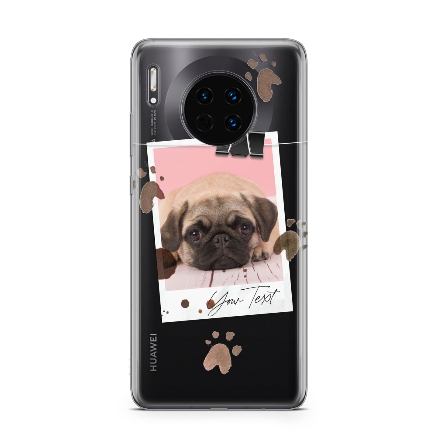 Custom Dog Picture with Name Huawei Mate 30