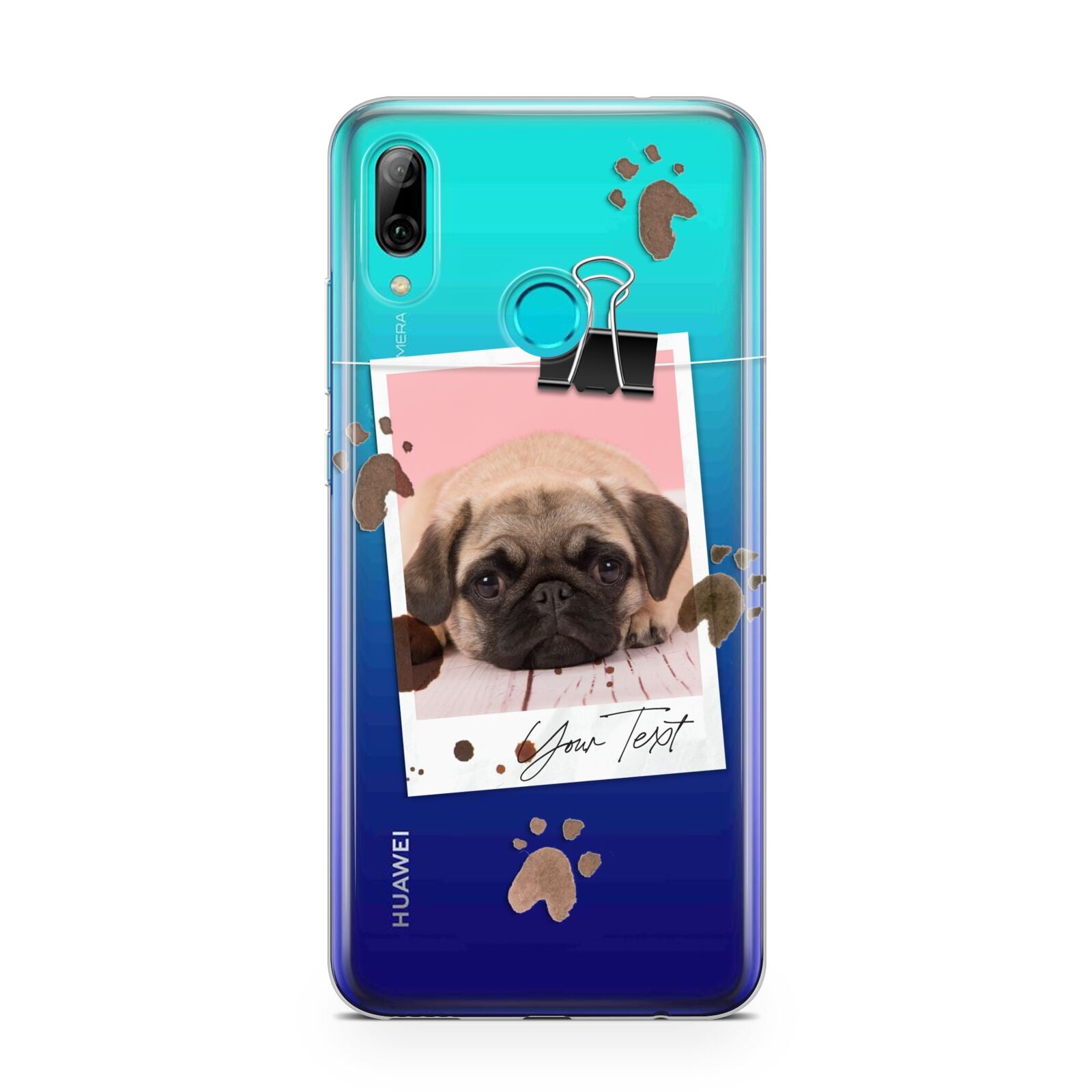 Custom Dog Picture with Name Huawei P Smart 2019 Case