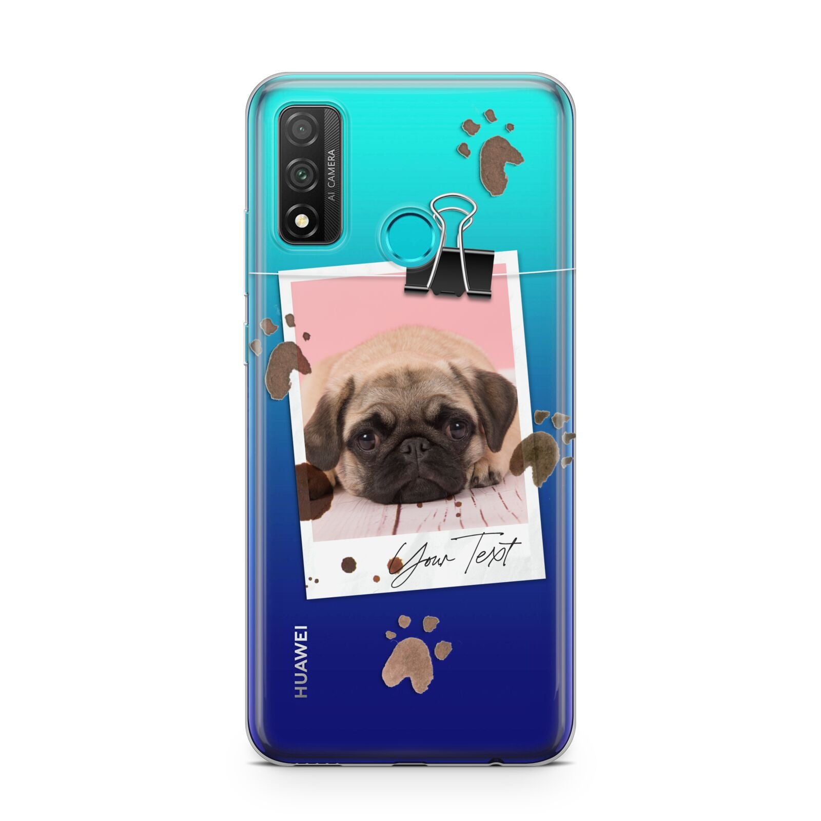 Custom Dog Picture with Name Huawei P Smart 2020