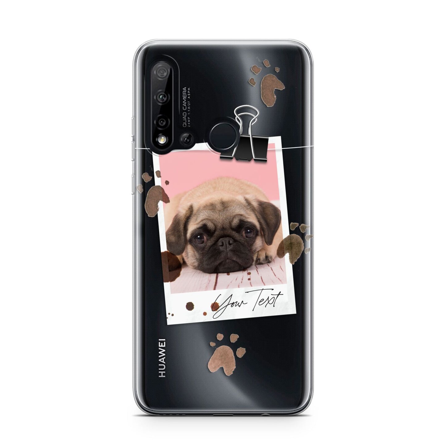 Custom Dog Picture with Name Huawei P20 Lite 5G Phone Case