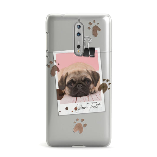 Custom Dog Picture with Name Nokia Case