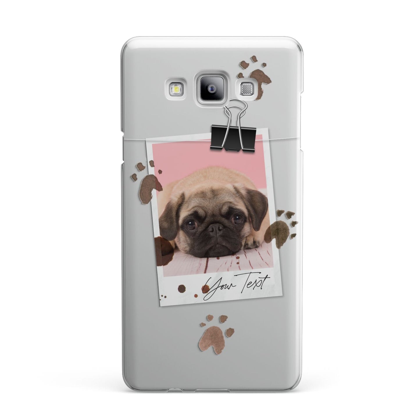 Custom Dog Picture with Name Samsung Galaxy A7 2015 Case