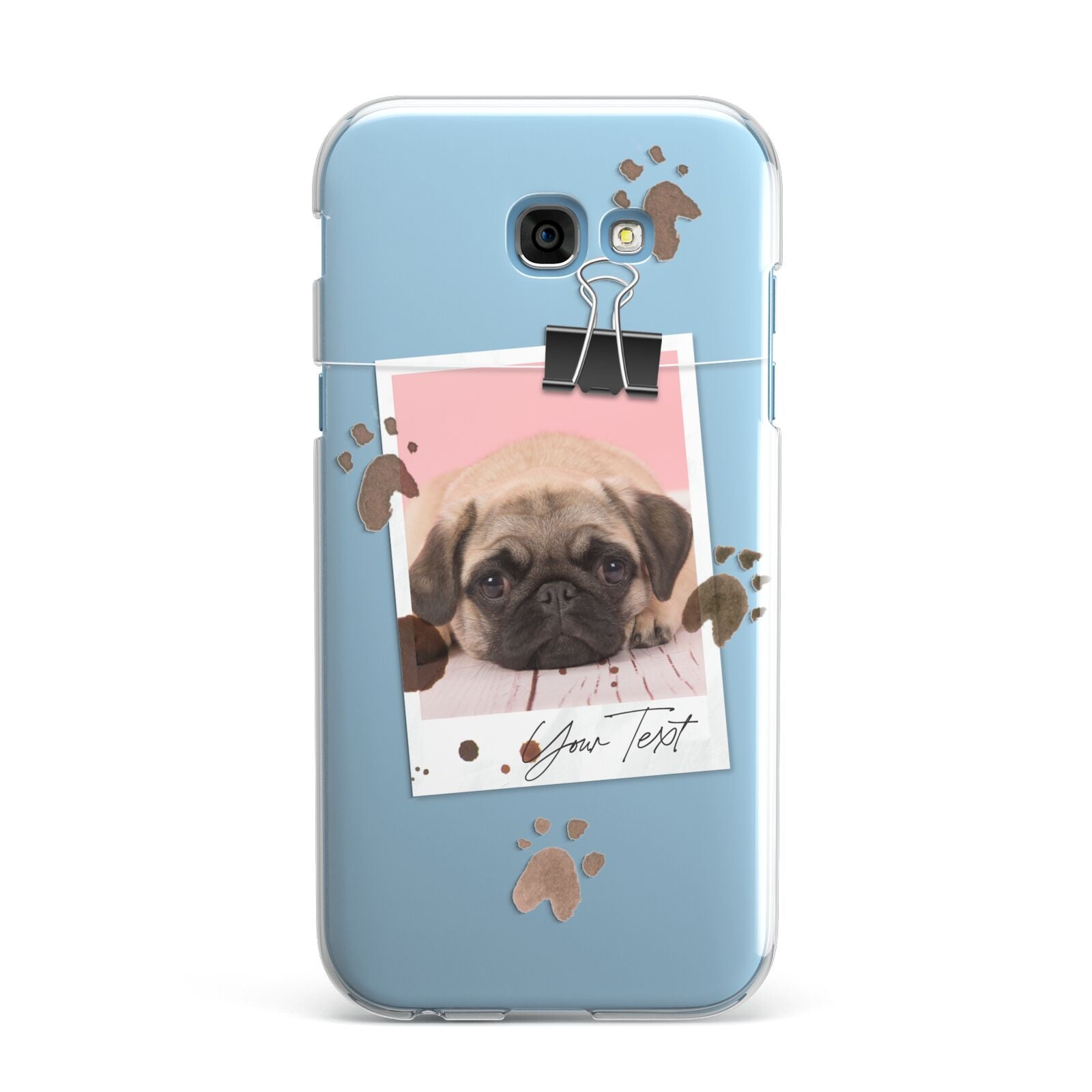 Custom Dog Picture with Name Samsung Galaxy A7 2017 Case