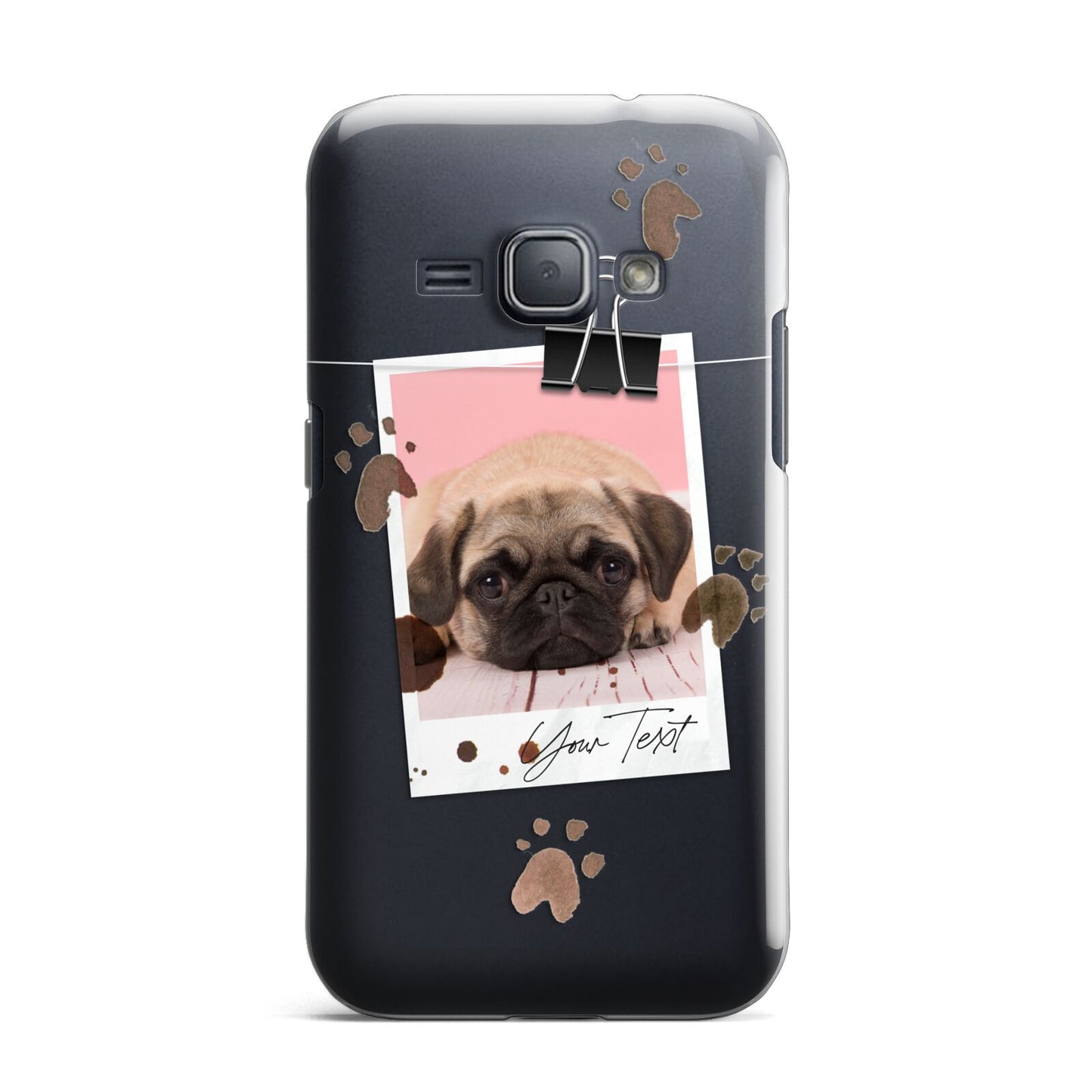 Custom Dog Picture with Name Samsung Galaxy J1 2016 Case