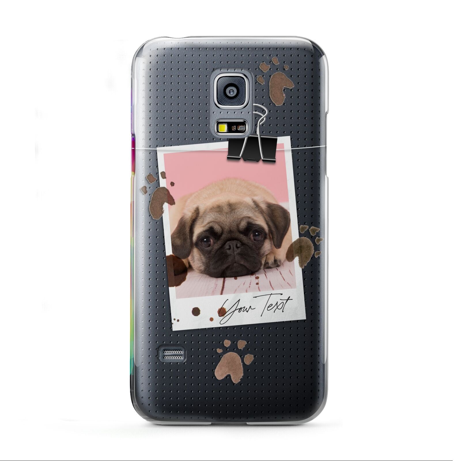 Custom Dog Picture with Name Samsung Galaxy S5 Mini Case