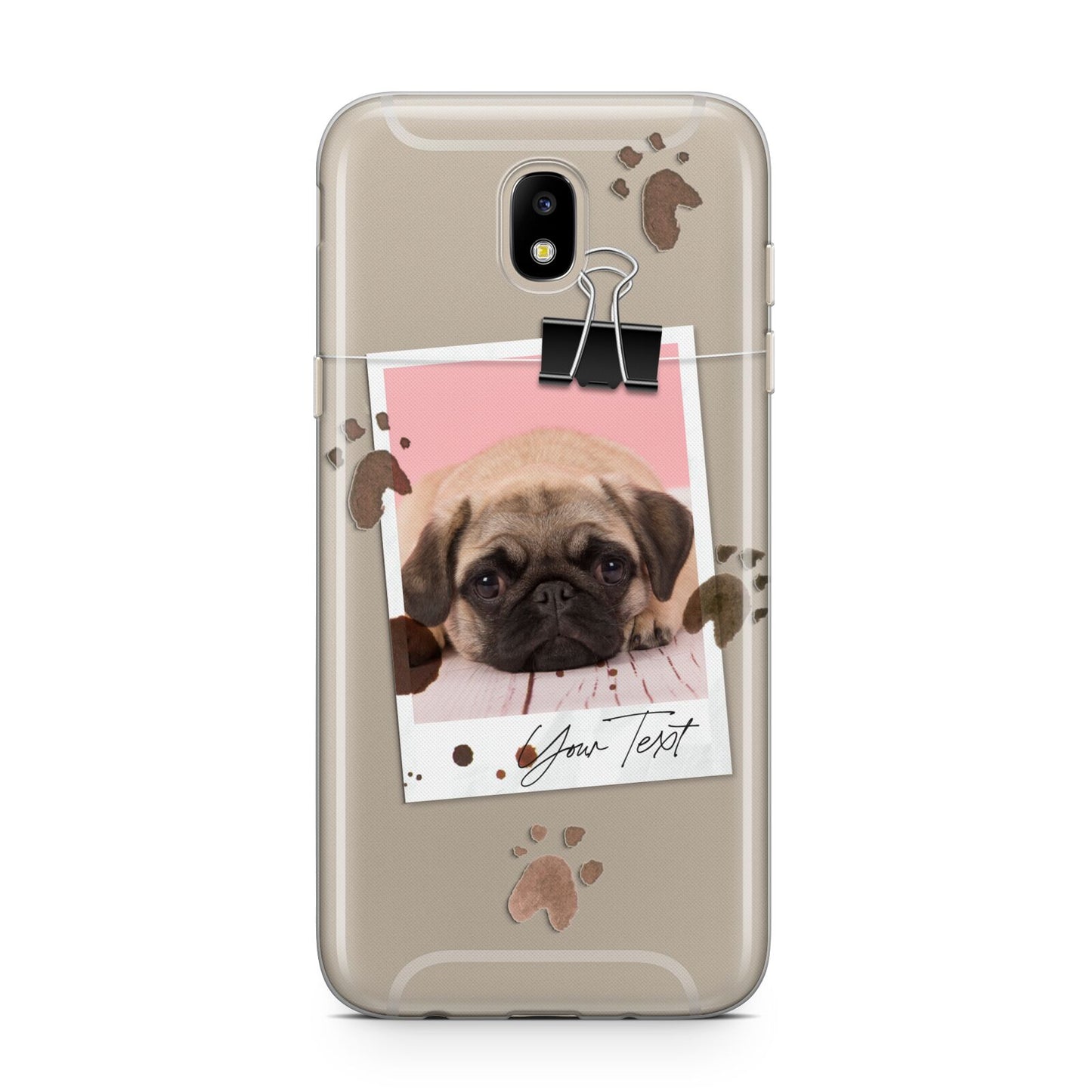 Custom Dog Picture with Name Samsung J5 2017 Case