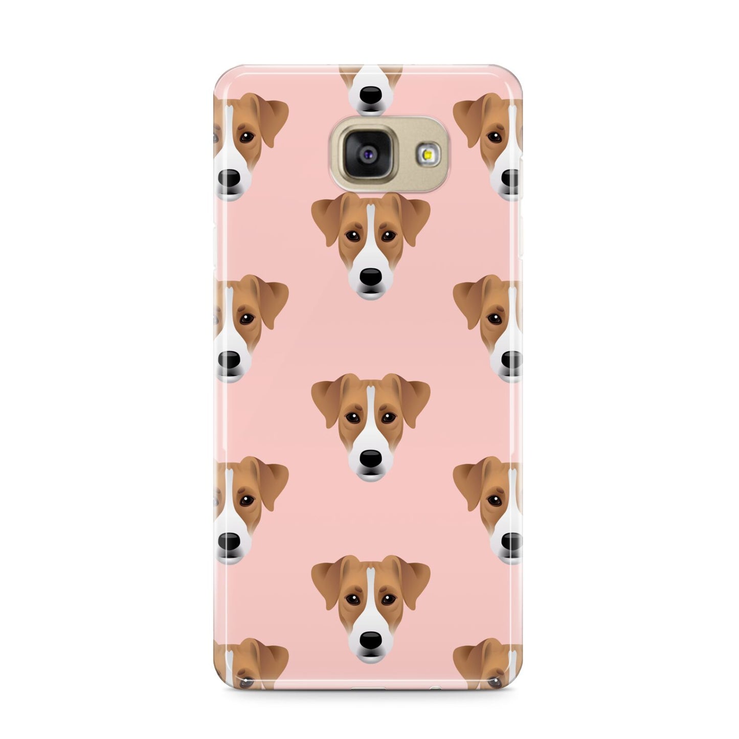 Custom Dog Samsung Galaxy A9 2016 Case on gold phone