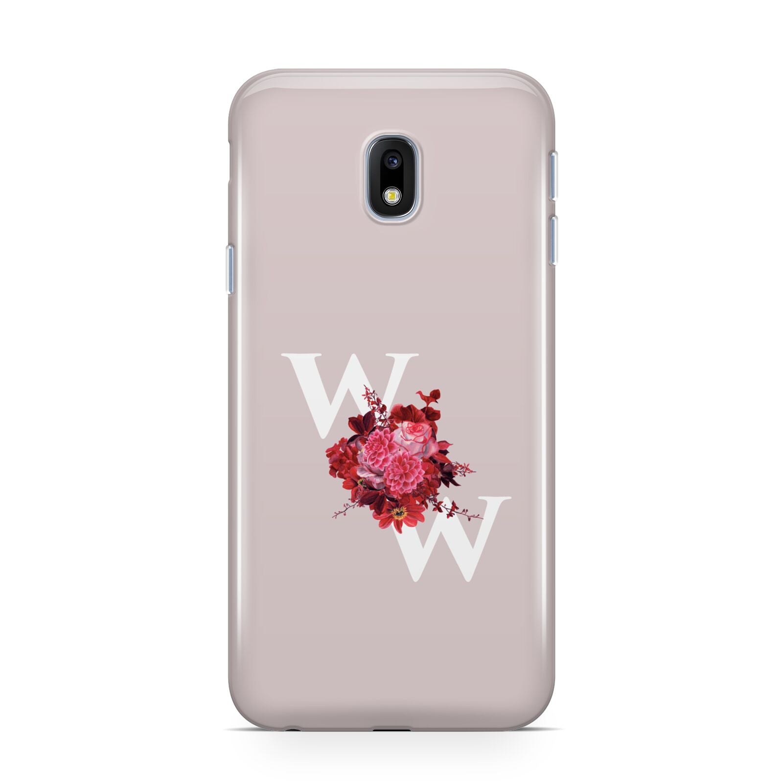 Custom Dual Initial Floral Samsung Galaxy J3 2017 Case