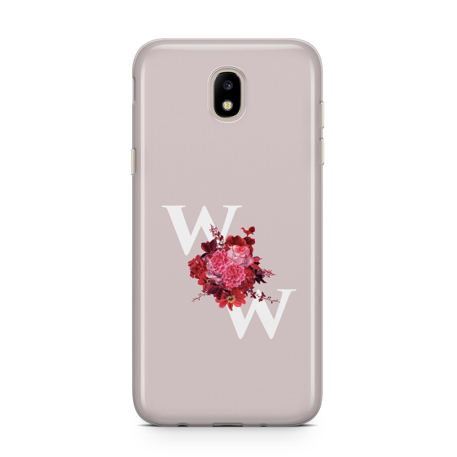 Custom Dual Initial Floral Samsung J5 2017 Case