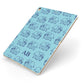 Custom Elephant Apple iPad Case on Gold iPad Side View