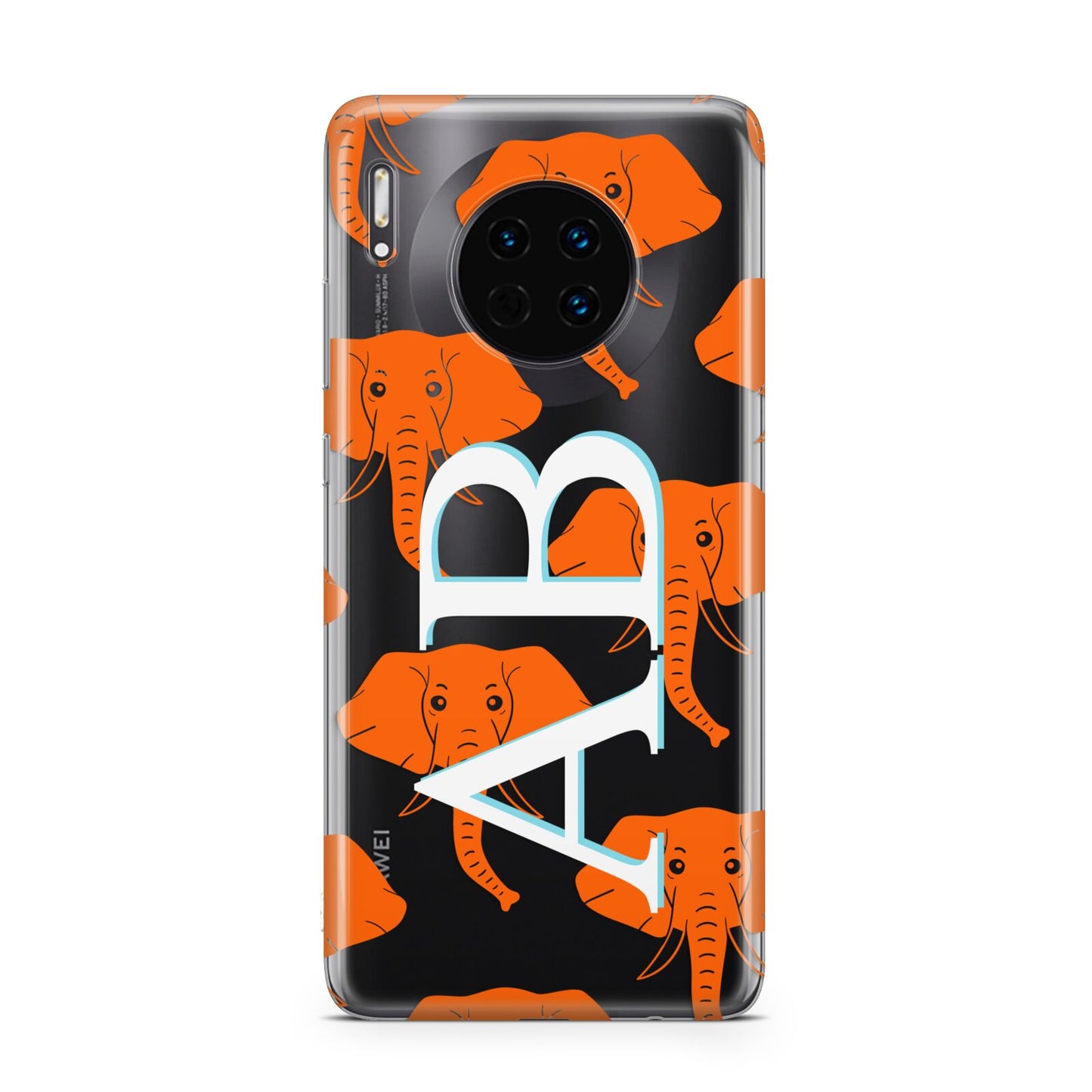 Custom Elephant Initials Huawei Mate 30