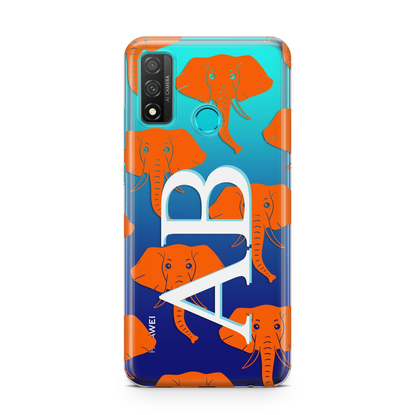 Custom Elephant Initials Huawei P Smart 2020