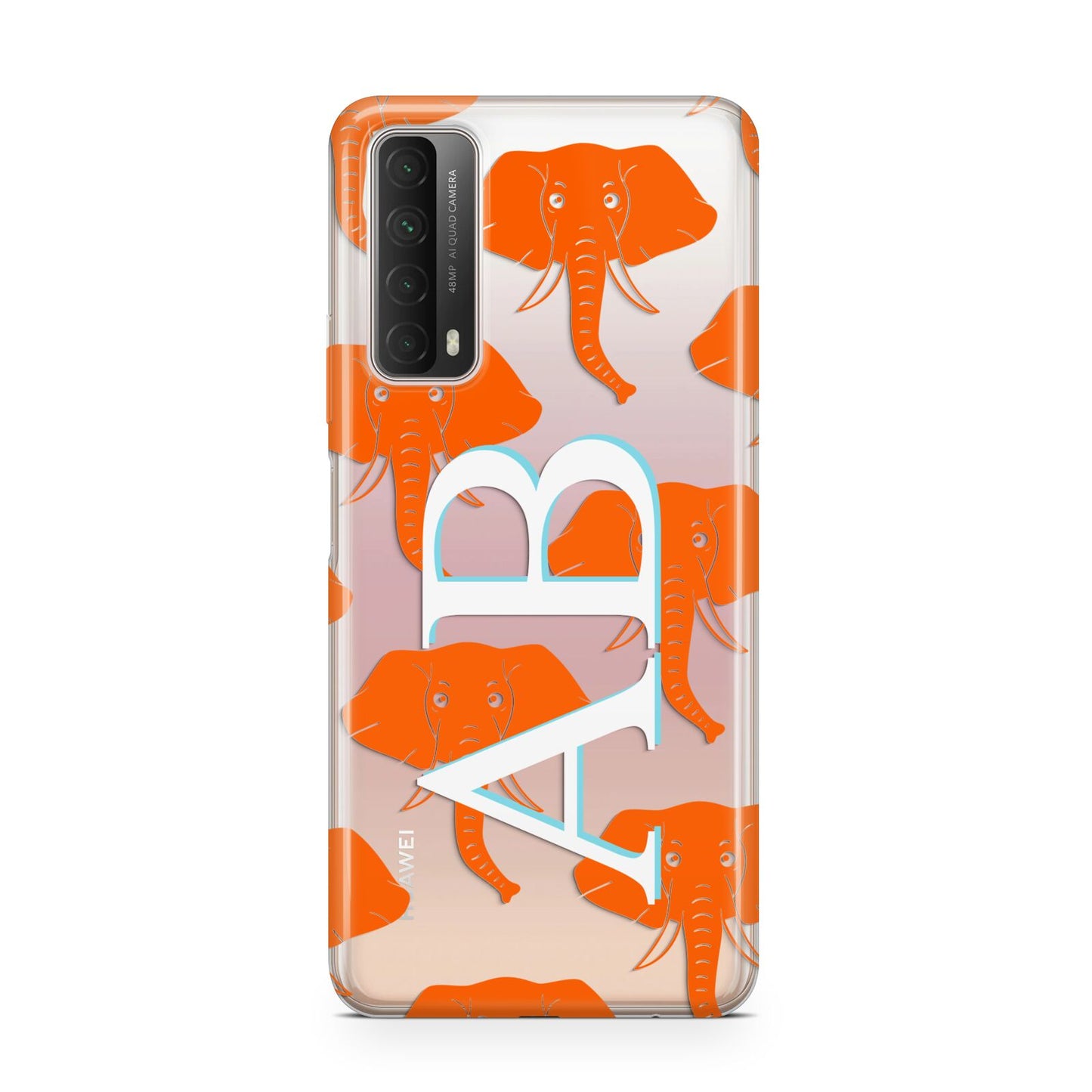 Custom Elephant Initials Huawei P Smart 2021