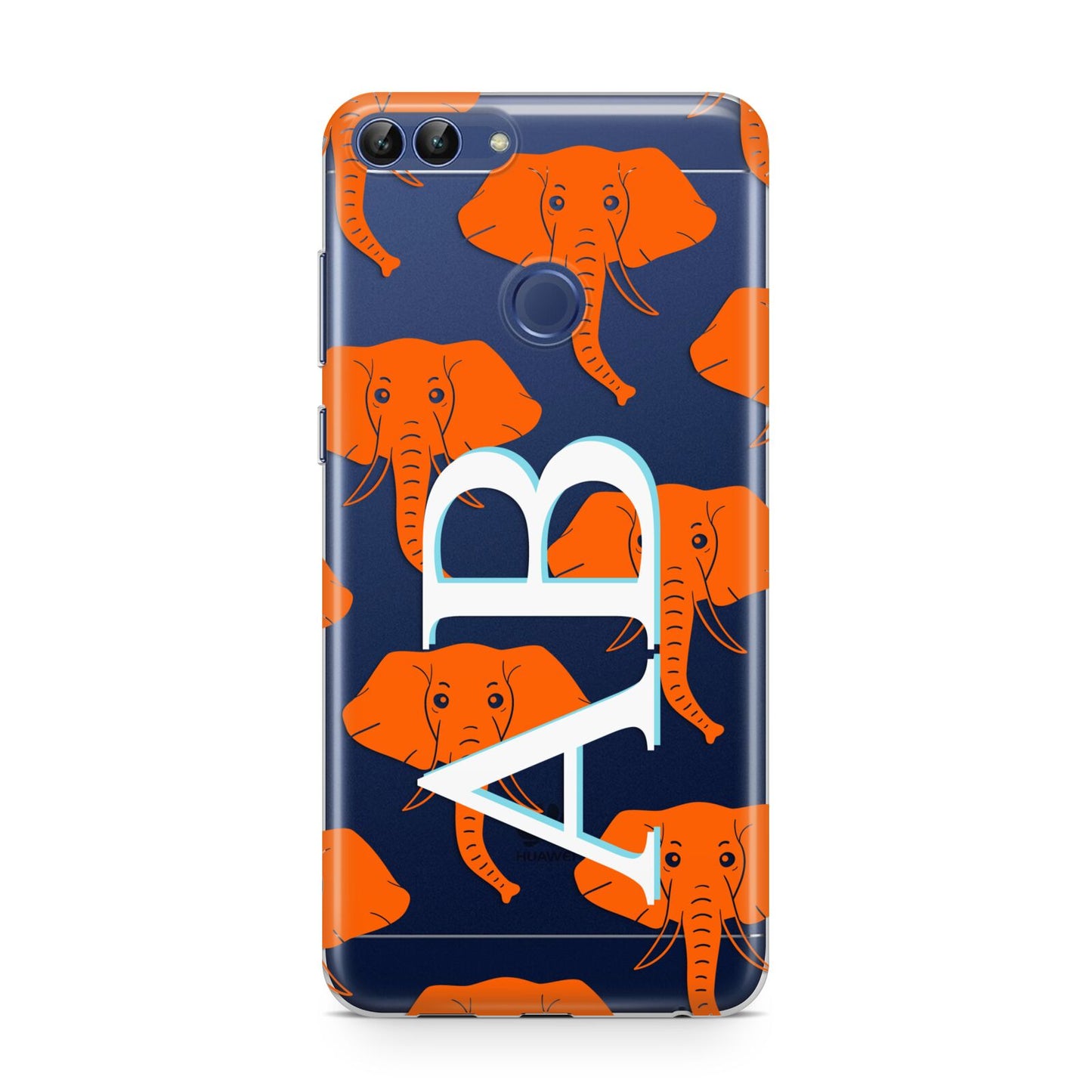 Custom Elephant Initials Huawei P Smart Case