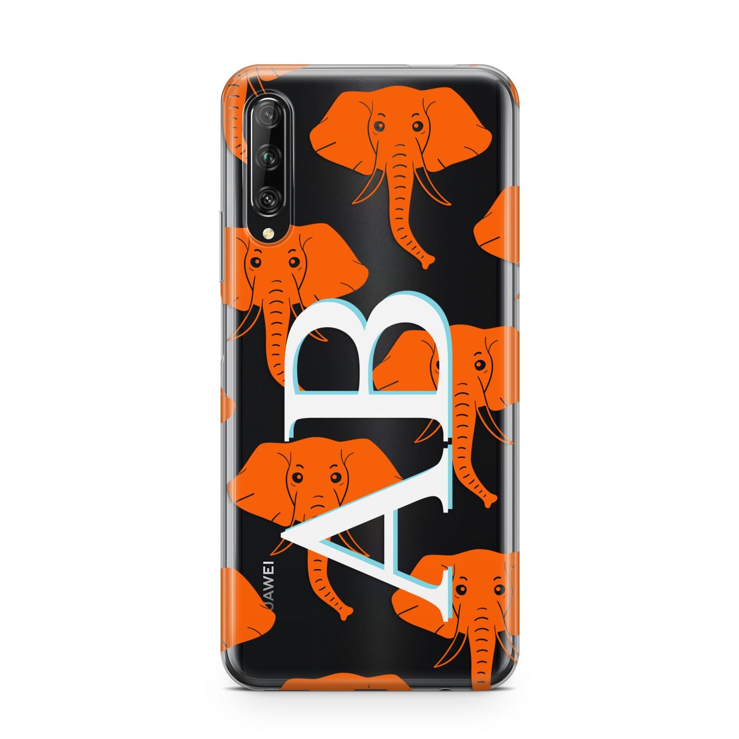 Custom Elephant Initials Huawei P Smart Pro 2019