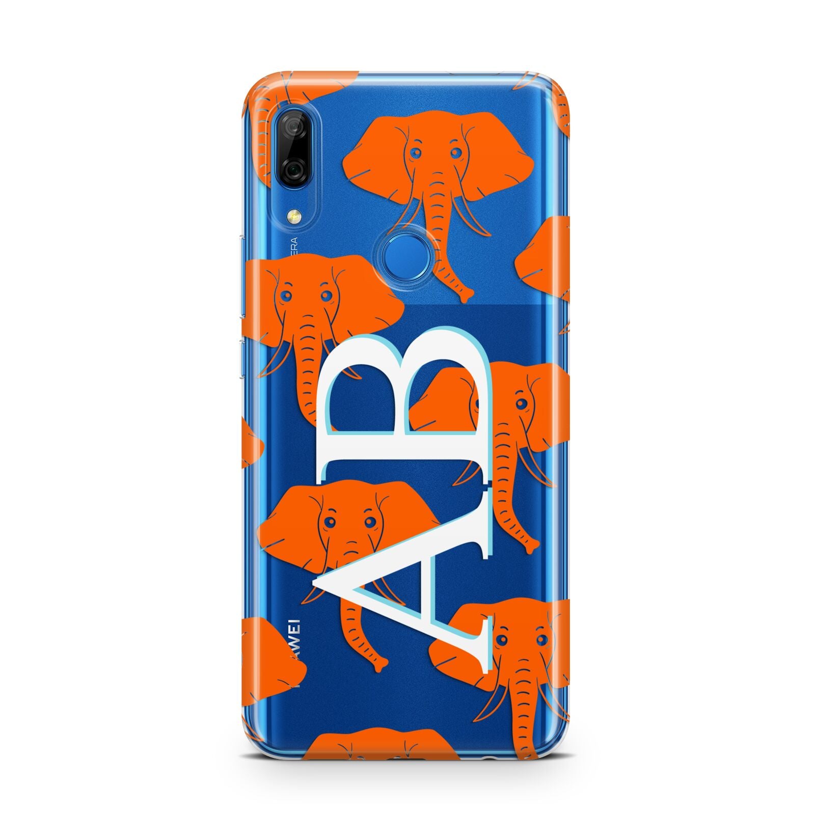 Custom Elephant Initials Huawei P Smart Z