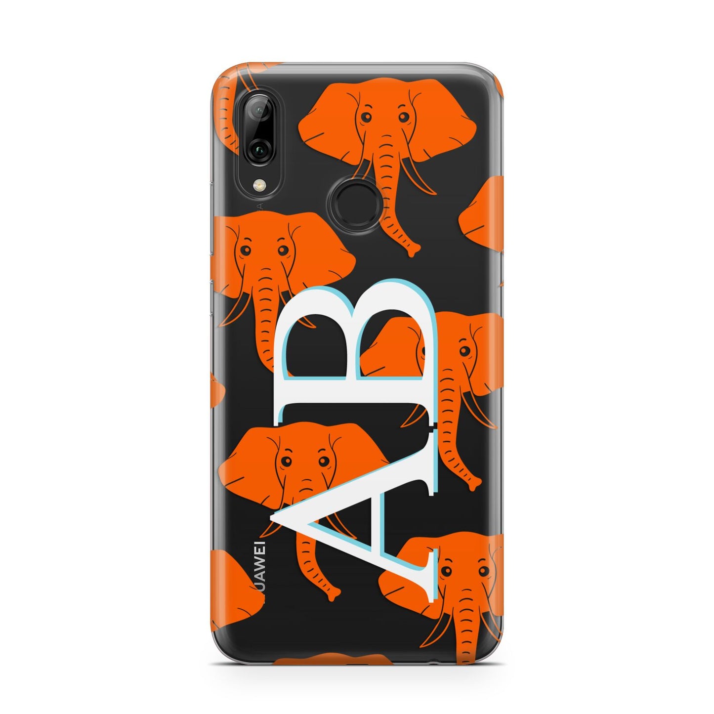 Custom Elephant Initials Huawei Y7 2019