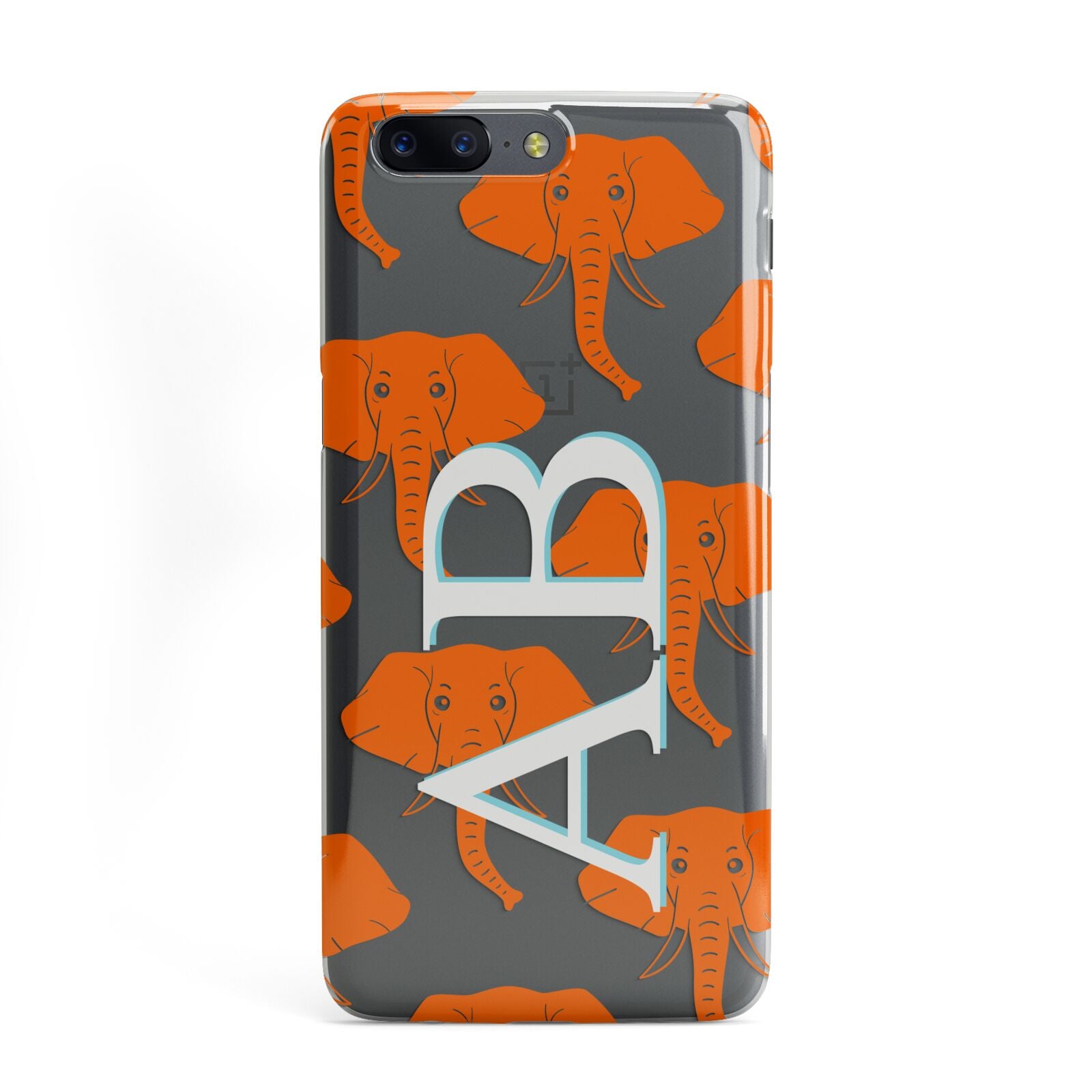 Custom Elephant Initials OnePlus Case