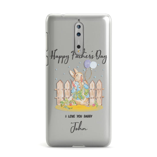 Custom Father s Day Rabbit Nokia Case