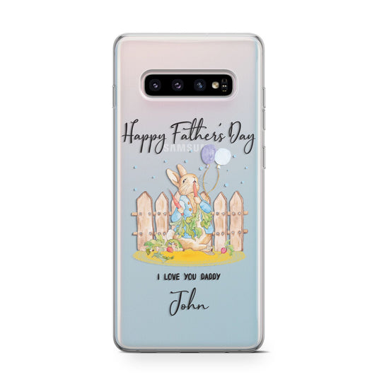 Custom Father s Day Rabbit Protective Samsung Galaxy Case