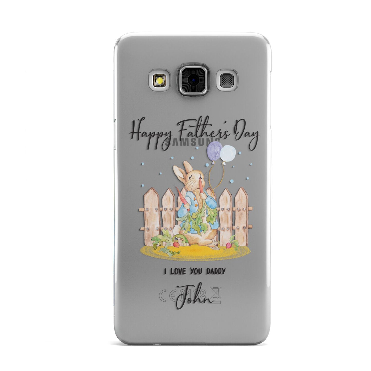 Custom Father s Day Rabbit Samsung Galaxy A3 Case