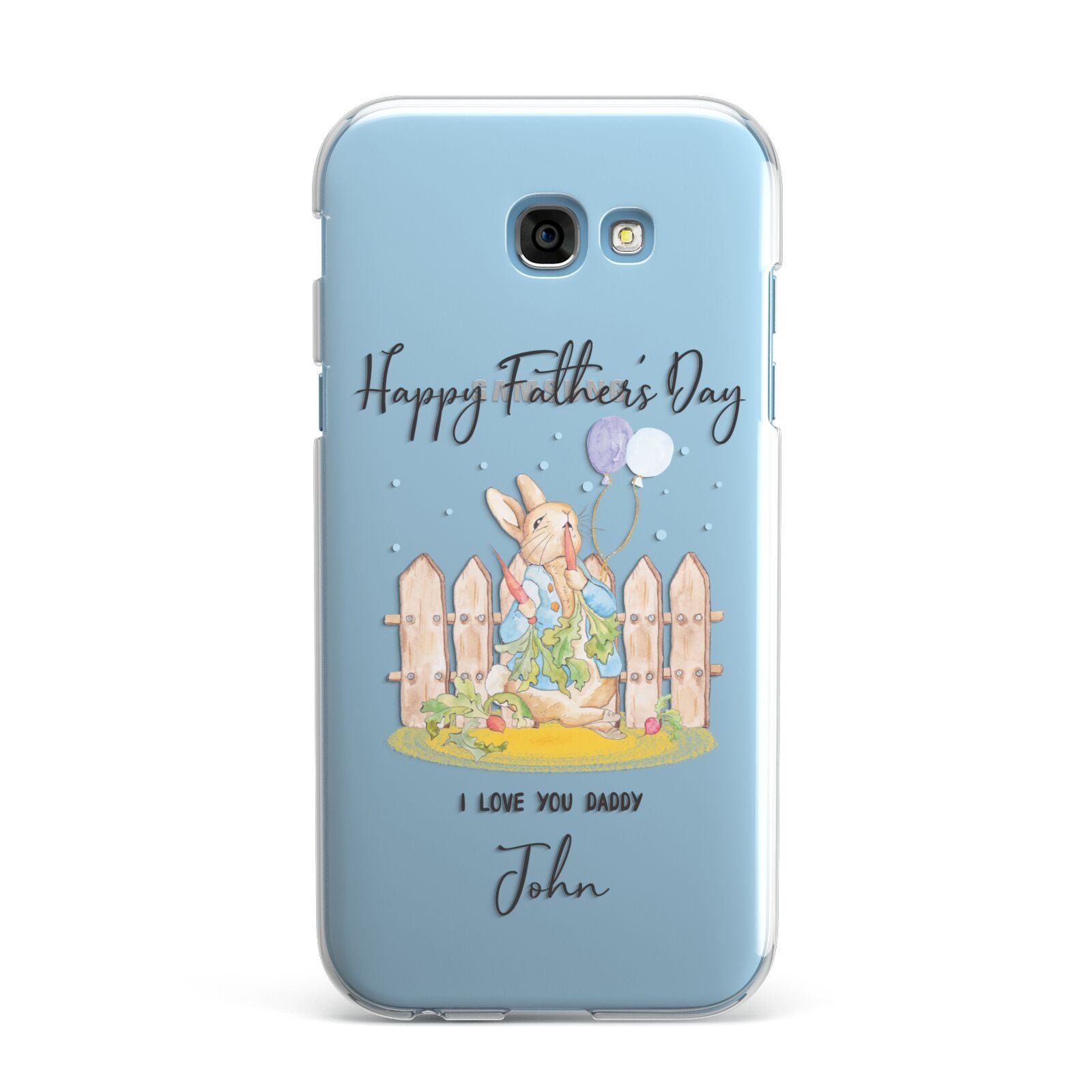 Custom Father s Day Rabbit Samsung Galaxy A7 2017 Case