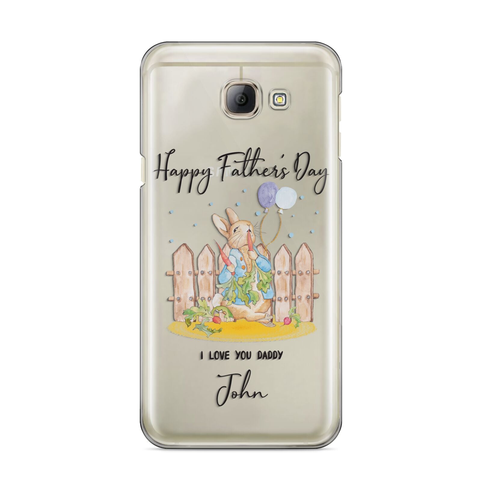 Custom Father s Day Rabbit Samsung Galaxy A8 2016 Case