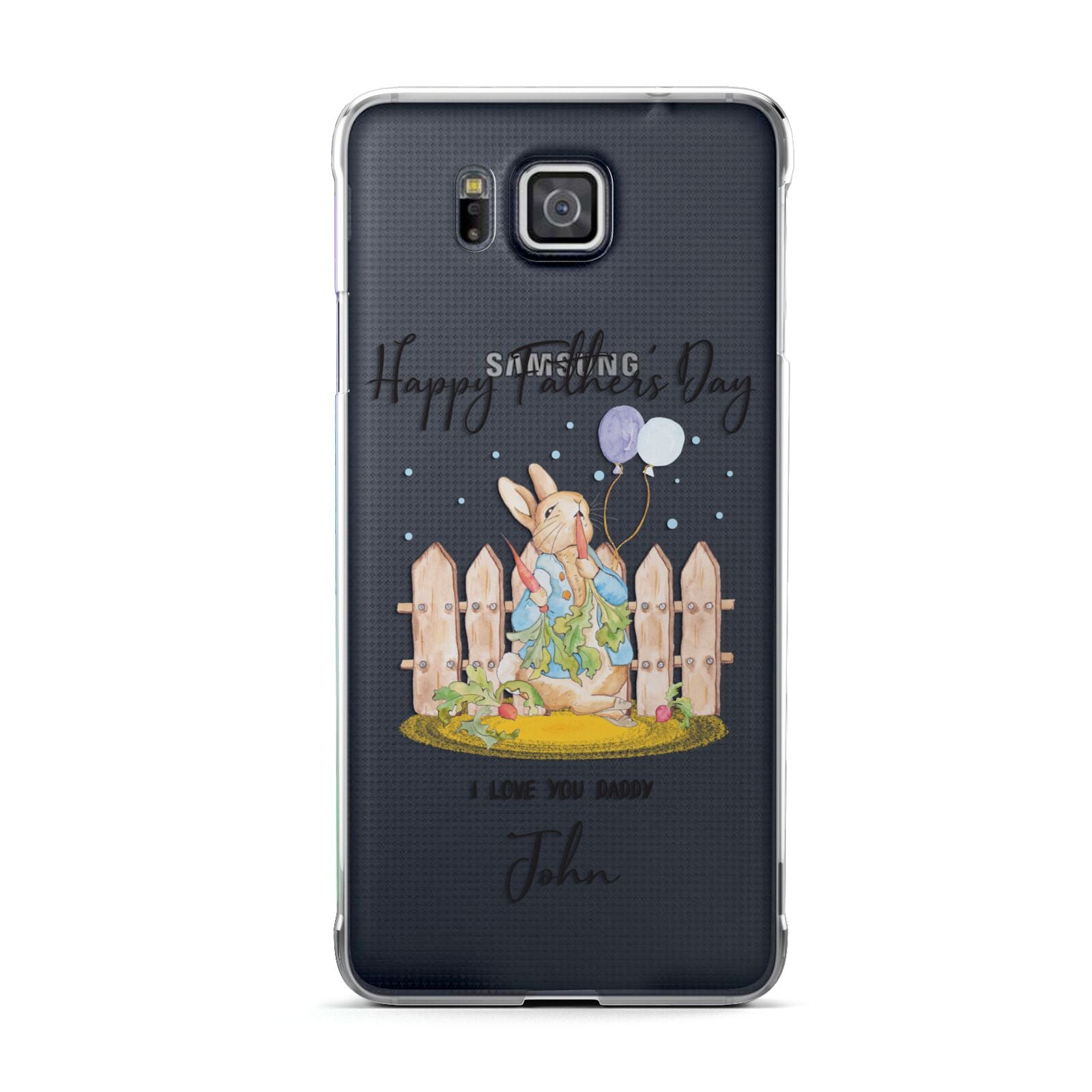 Custom Father s Day Rabbit Samsung Galaxy Alpha Case