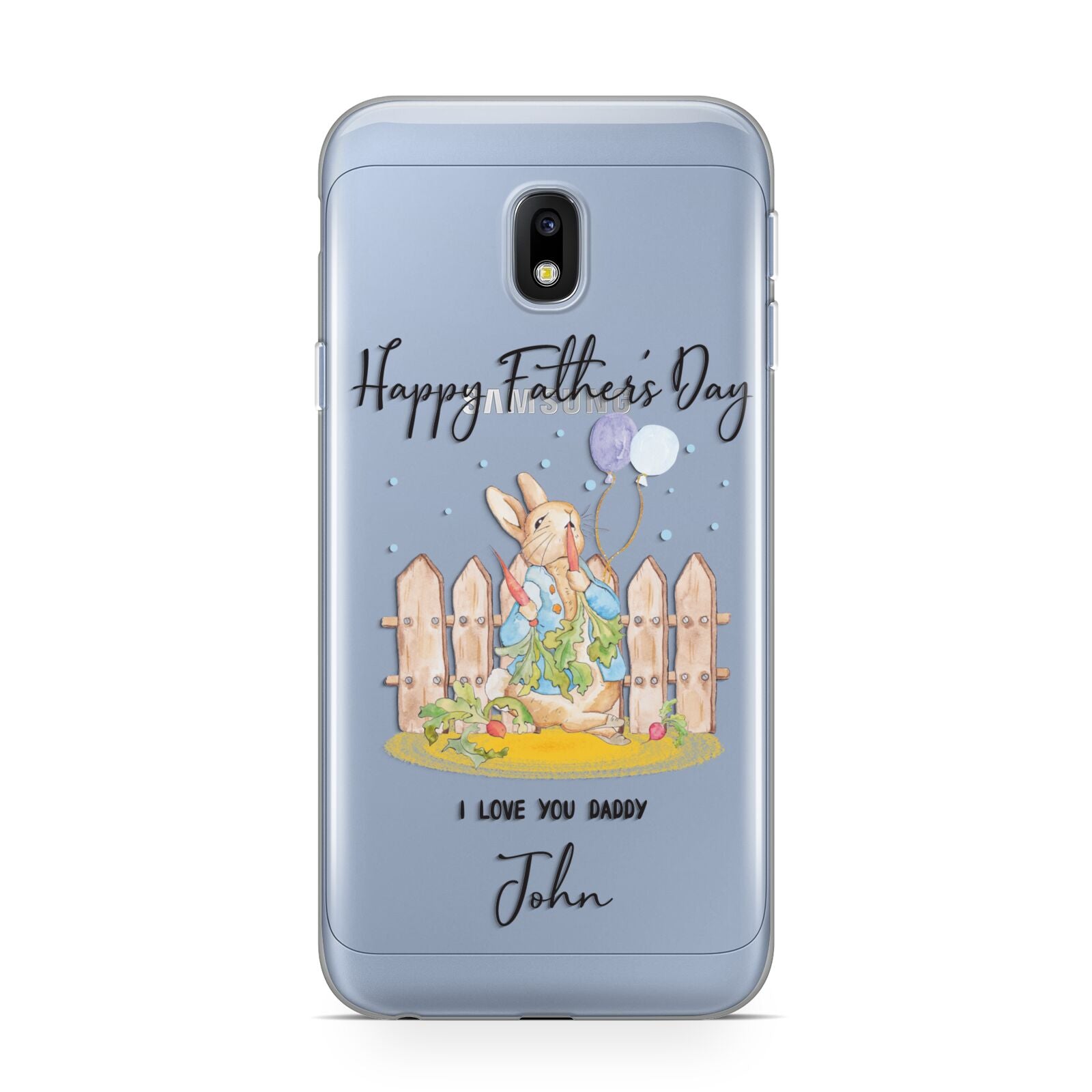 Custom Father s Day Rabbit Samsung Galaxy J3 2017 Case