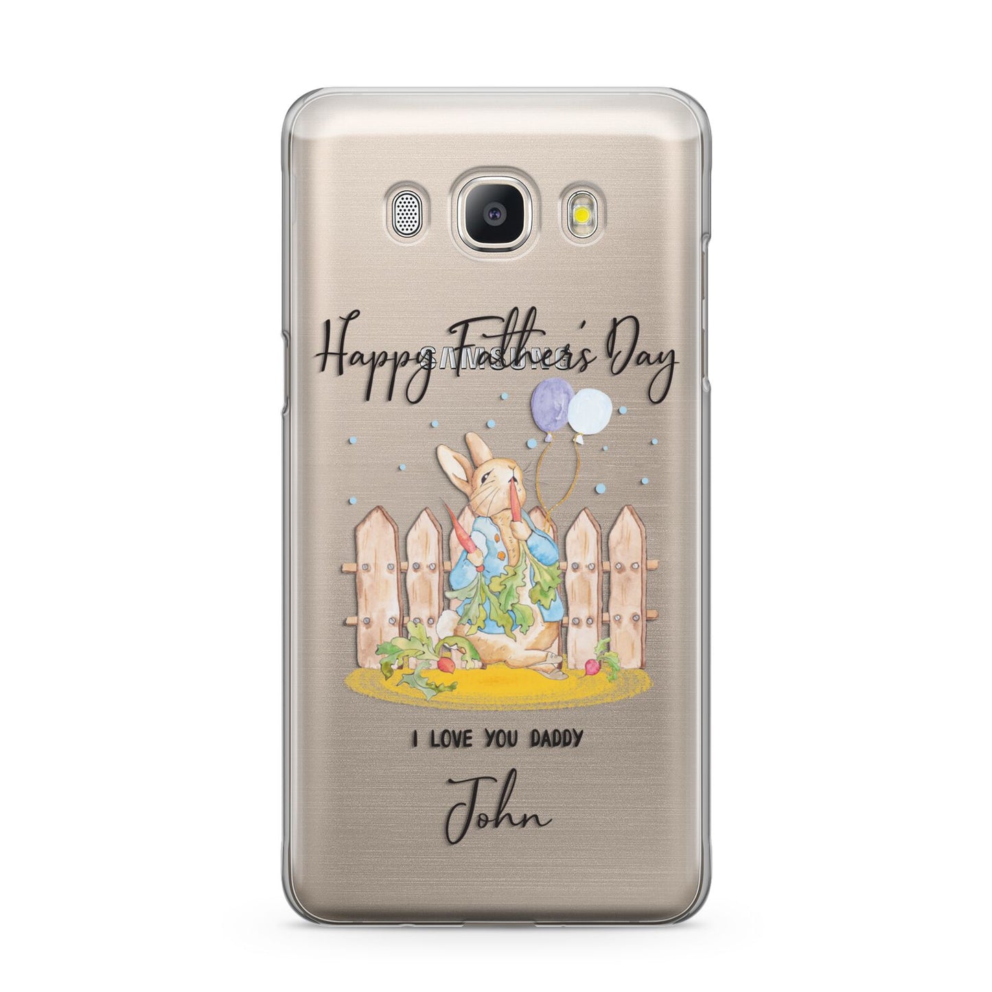 Custom Father s Day Rabbit Samsung Galaxy J5 2016 Case