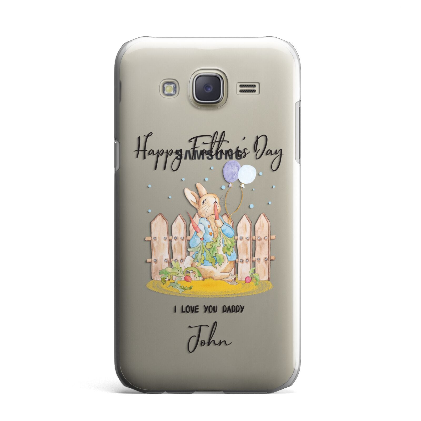 Custom Father s Day Rabbit Samsung Galaxy J7 Case