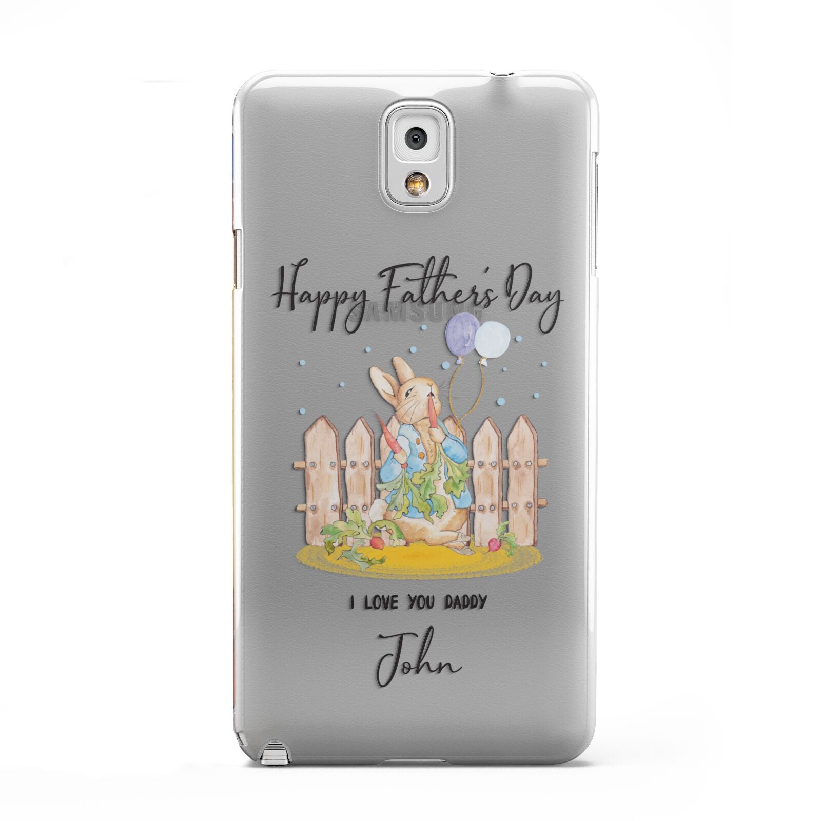 Custom Father s Day Rabbit Samsung Galaxy Note 3 Case