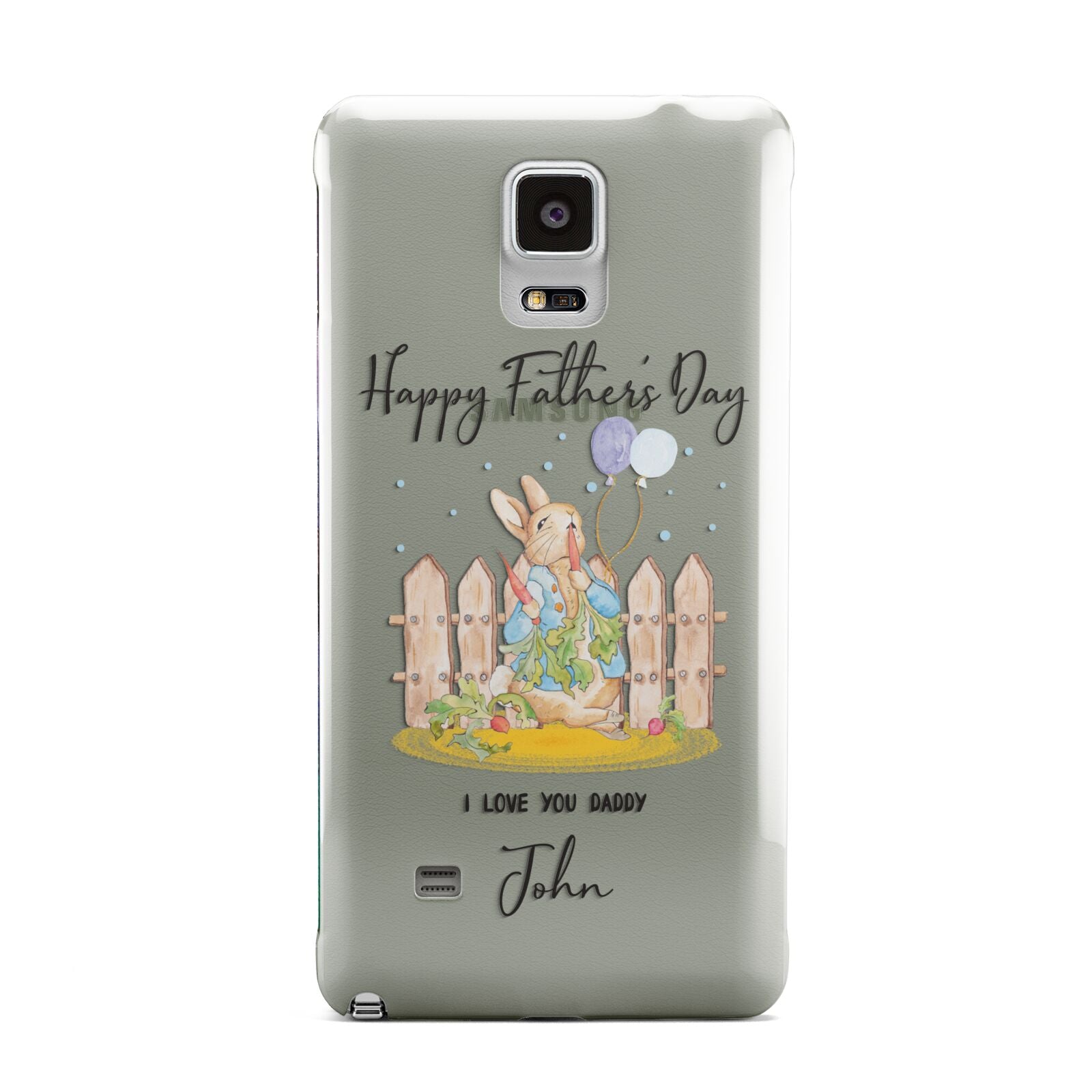 Custom Father s Day Rabbit Samsung Galaxy Note 4 Case