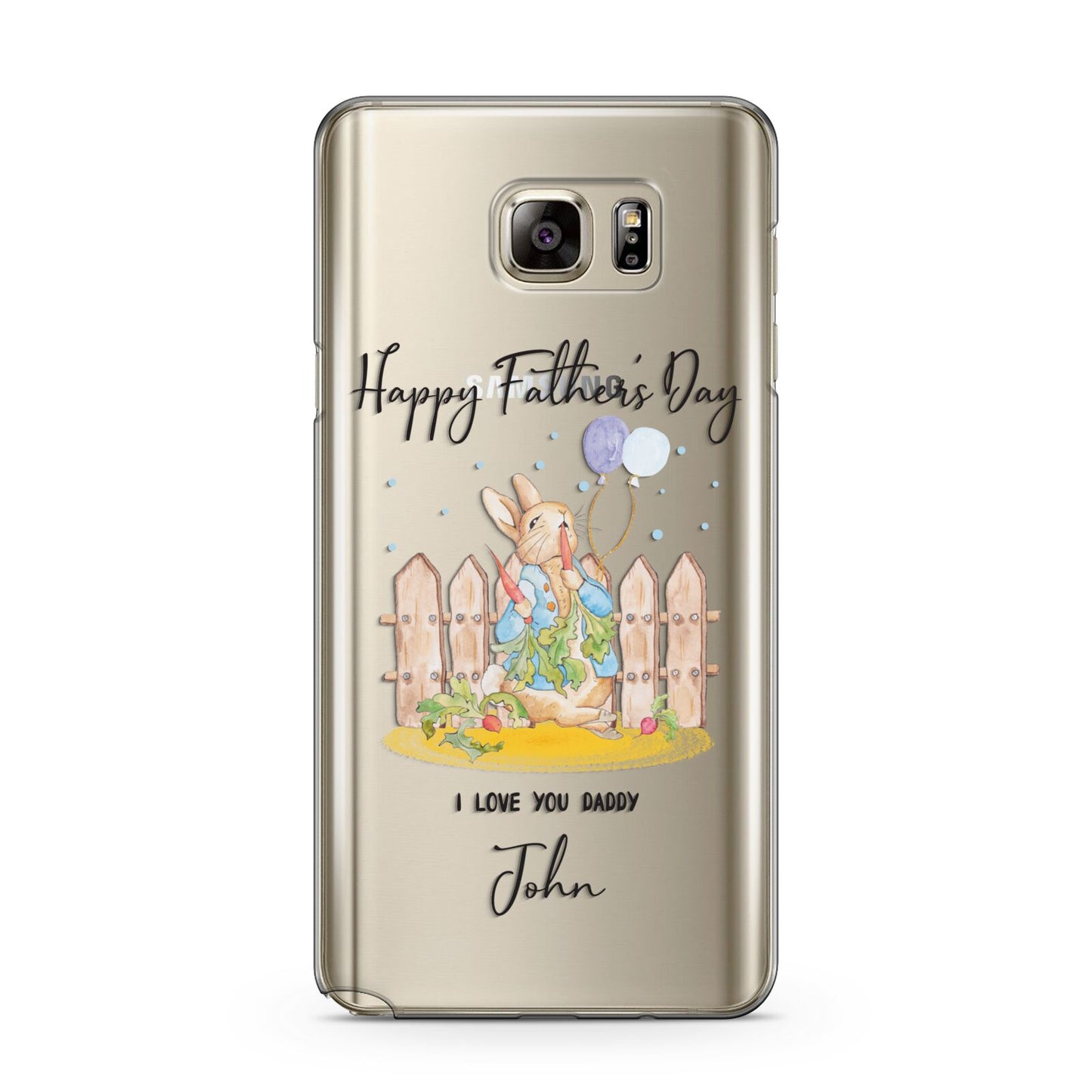 Custom Father s Day Rabbit Samsung Galaxy Note 5 Case