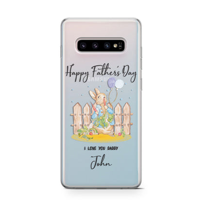 Custom Father s Day Rabbit Samsung Galaxy S10 Case