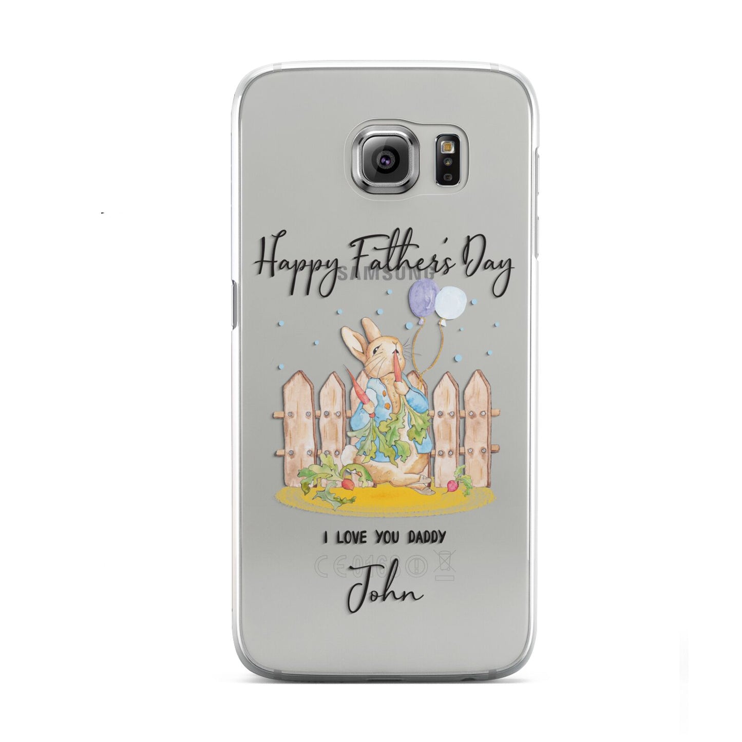 Custom Father s Day Rabbit Samsung Galaxy S6 Case