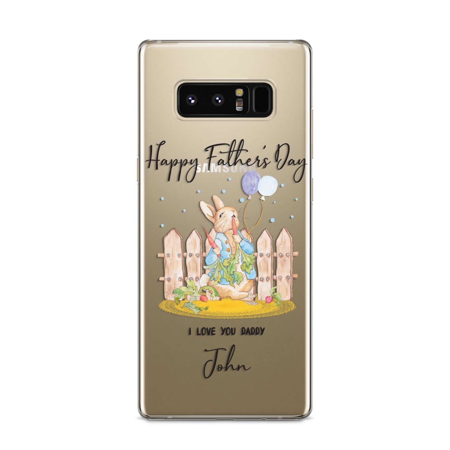 Custom Father s Day Rabbit Samsung Galaxy S8 Case