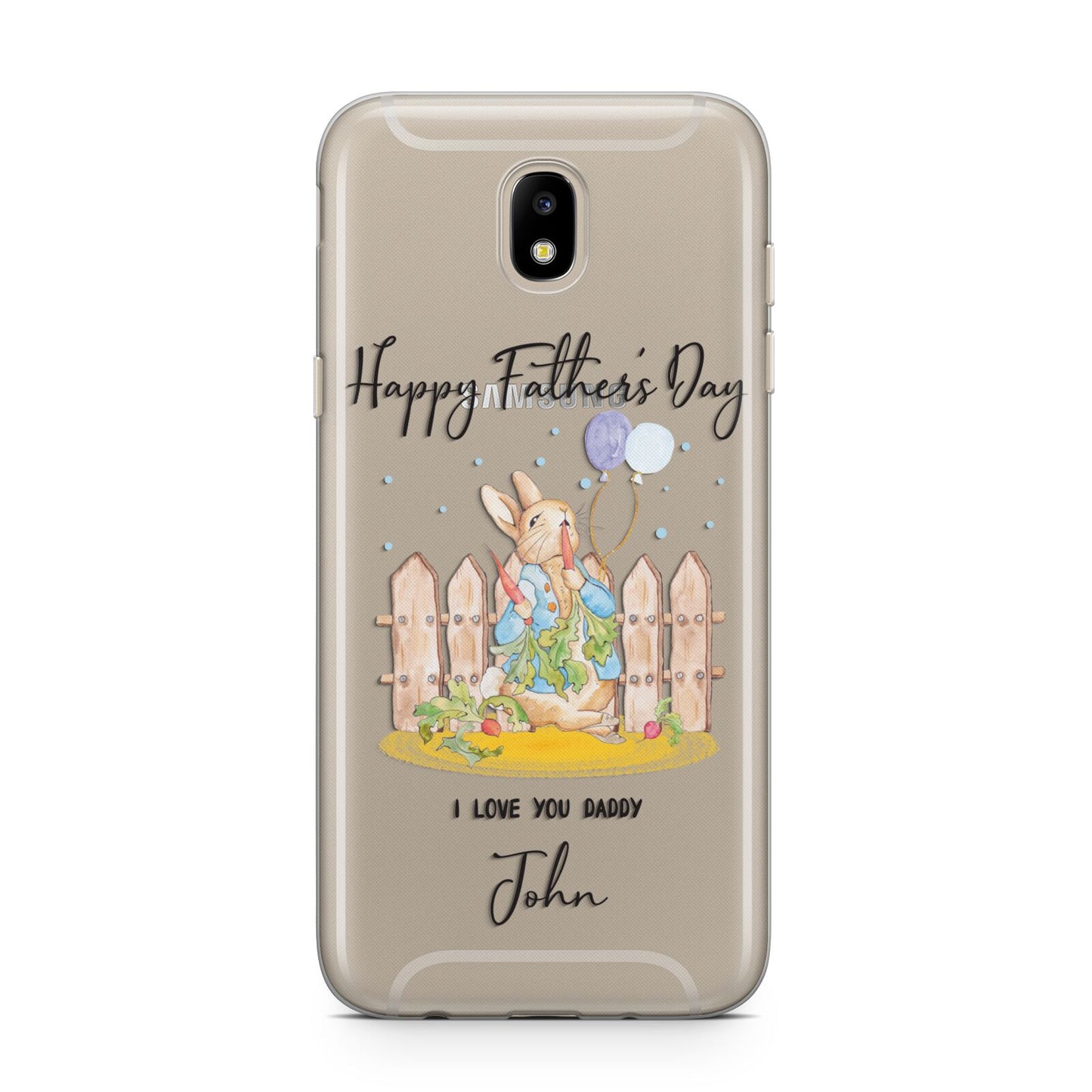 Custom Father s Day Rabbit Samsung J5 2017 Case