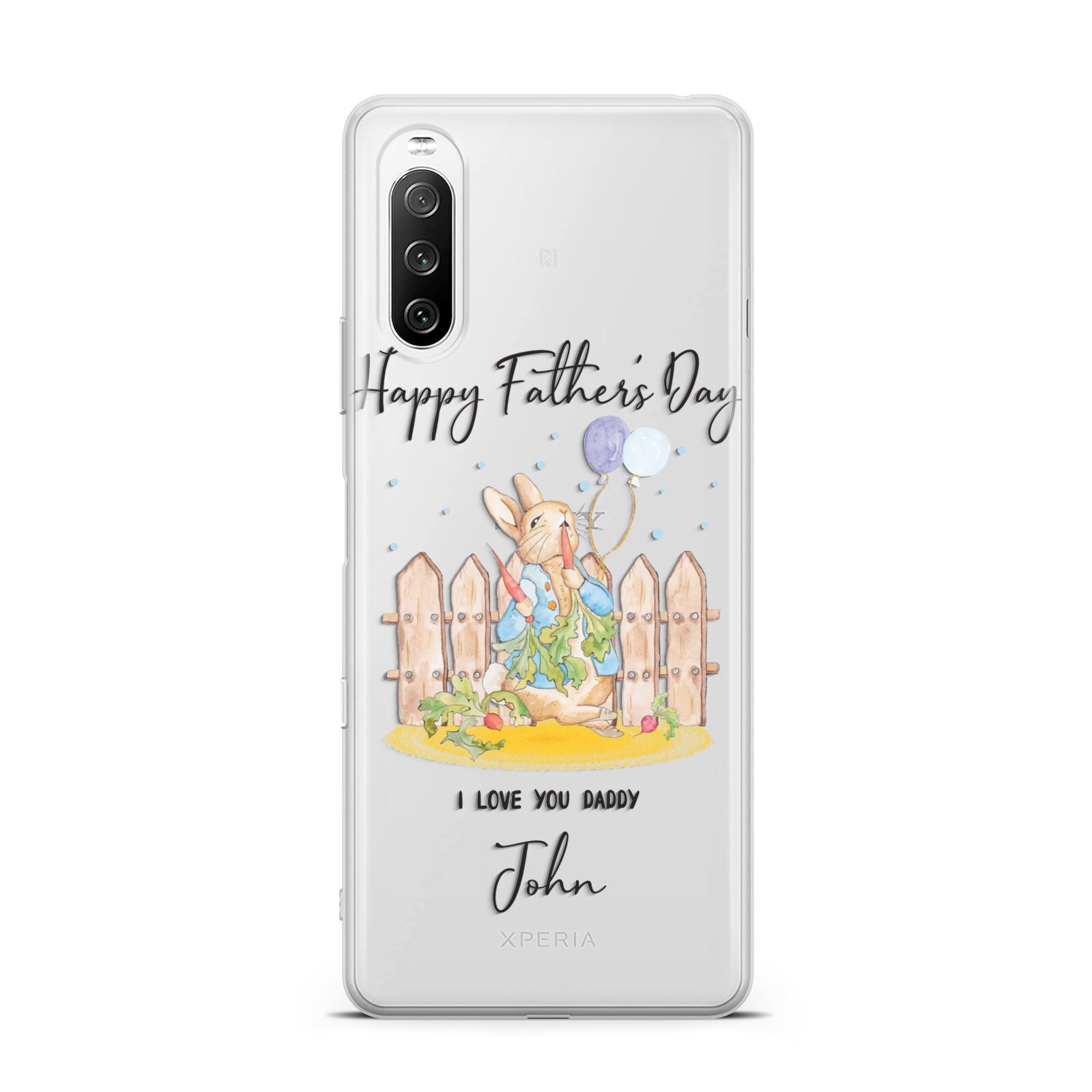 Custom Father s Day Rabbit Sony Xperia 10 III Case